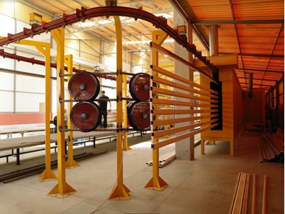 800X2300x32000 Mm Motorin/Diesel Tunnel Type Electrostatic Paint Oven - 9