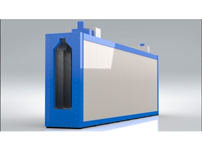 800X2300x32000 Mm Motorin/Diesel Tunnel Type Electrostatic Paint Oven - 11