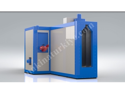 800X2300x9000 Mm Electric Tunnel Type Electrostatic Powder Coating Oven