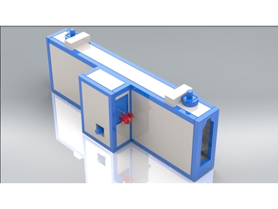 800X2300x10000 mm elektrischer Tunneltyp Elektrostatik-Pulverbeschichtungsofen - 10