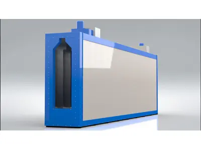 800X2300x10000 Mm Electric Tunnel Type Electrostatic Powder Coating Oven