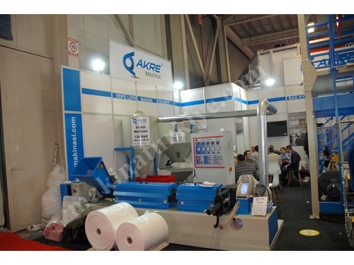 Gaz Almalı Ldpe Hdpe Granül Kesme Ve Geri Dönüşüm Makinası