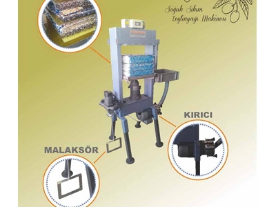 7,5 Kg/Saat Kapasiteli Soğuk Ve Kuru Sıkım Zeytinyağı Makinesi - 2