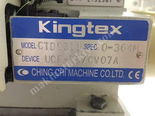 Kingtex Soldan Bıçaklı Regulalı Reçme Makinası