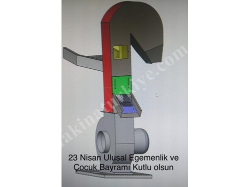 1500 Kg/Saat Ceviz Çürük Kırık Ayırma Makinası