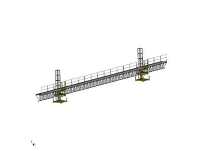 2000 Kg 150 M Yükseklikte Hareketli Dış Cephe Platform Asansör - 2