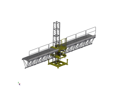 2000 Kg 150 M Yükseklikte Hareketli Dış Cephe Platform Asansör - 3