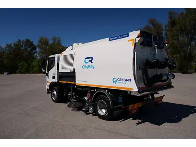 4 M³ Truck Mounted Vacuum Road Sweeping Equipment
