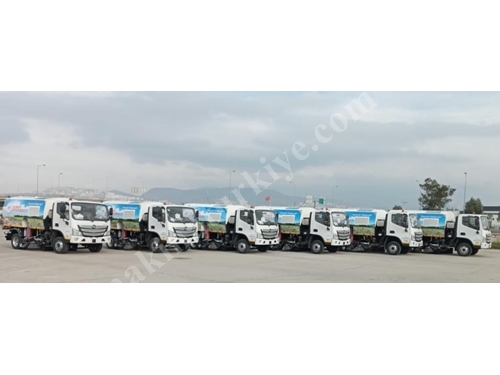 4 M³ Truck Mounted Vacuum Road Sweeping Equipment