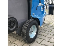 24 Volt Hand-Pulled Type 100% Electric Road Sweeper Machine - 3