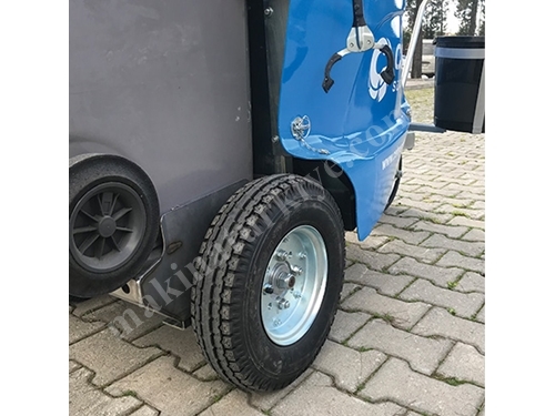 24 Volt Hand-Pulled Type 100% Electric Road Sweeper Machine