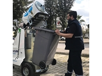 24 Volt Hand-Pulled Type 100% Electric Road Sweeper Machine - 7