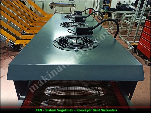 Conveyor Belt with Fan Cooling System in Custom Sizes and Designs