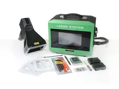 TL20 / 20W El Tipi Mobil Taşınabilir Fiber Lazer Markalama 
