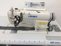 Juki Automatic Double Needle Large Hook Bartacking Machine - 0