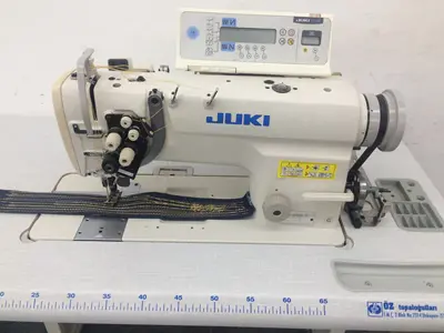 Machine à coudre automatique Juki à double aiguille à grande canette à navette