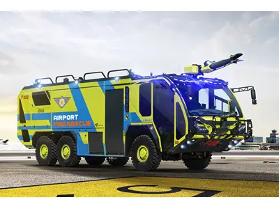 Пожарная автоцистерна 6x6 с двигателем мощностью 710-770 л.с. для аэропорта