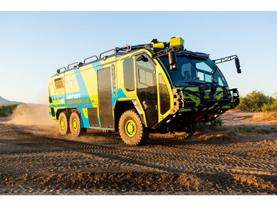 710-770 HP Motor Güçlü 6x6 Havaalanı İtfaiye Aracı - 4