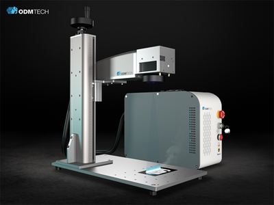 30 Watt 220Mm X 220Mm  Fiber Lazer Markalama Makinası  - 1