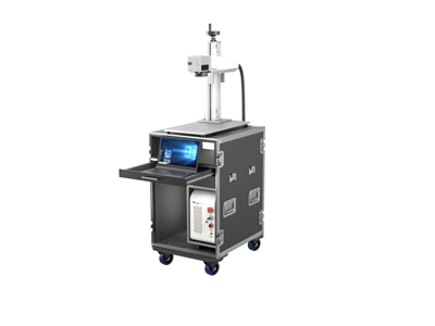 30 Watt İş İstasyonu 150Mm X 150Mm  Fiber Lazer Markalama Makinası 