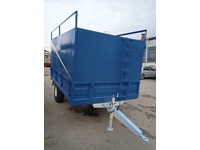 Site Type Damperless Trailer with 3 Ton Tanker Inside - 11