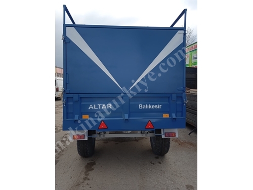 Site Type Damperless Trailer with 3 Ton Tanker Inside