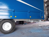 Site Type Damperless Trailer with 3 Ton Tanker Inside - 5