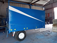 Site Type Damperless Trailer with 3 Ton Tanker Inside - 2