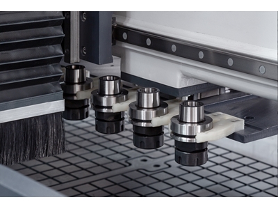 2100x2800x350 mm 2 Adet İşleme Alanlı Ahşap Cnc Router - 1