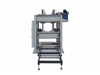 1000x2000 mm 20 Kapı Standart Tablalı Soğuk Press Makinesi - 6