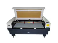 Çift Kafa Lazer Kesim Makinesi 1600X1000mm Alanlı 