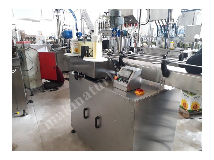 Her Türlü Şişe Teneke vb Etiketleme Makinası