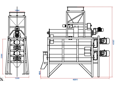 45 kW Zylindermotor Sesam Schälmachine - 1