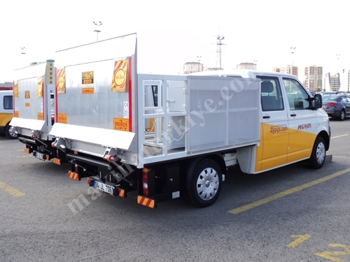 1500 Kg Alüminyum Hidrolik Kamyon Kuyruk Lifti / 1500 Kg Aluminum Hydraulic Truck Tail Lift