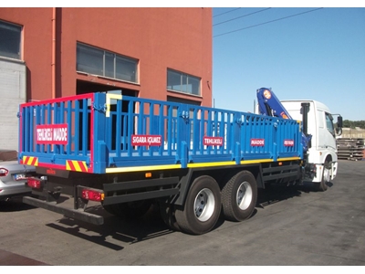 1500 Kg 1600x1200 mm Vinçli Tüp Taşıma Aracı / Tube Carrier with Crane - 2