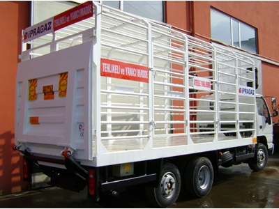 1500 Kg 1600x1200 mm Vinçli Tüp Taşıma Aracı / Tube Carrier with Crane - 3