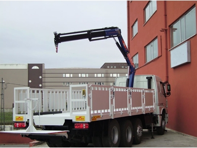 1500 Kg 1600x1200 mm Vinçli Tüp Taşıma Aracı / Tube Carrier with Crane - 4