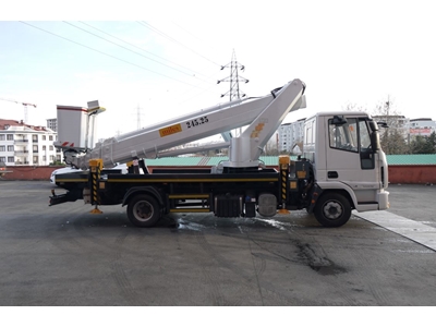 150-350 Kg Katlanır Sepetli Vinç Kamyon / 150 - 350 Kg Folding Basket Crane Truck - 1
