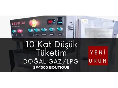 Machine de torréfaction de fruits secs au gaz naturel SF 1000 Lpg