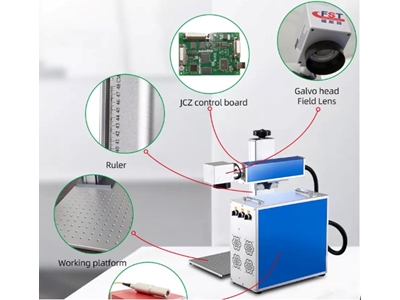 10000 mm / Saat Lazer Markalama Makinası  -30 WATT MASAÜSTÜ - 1