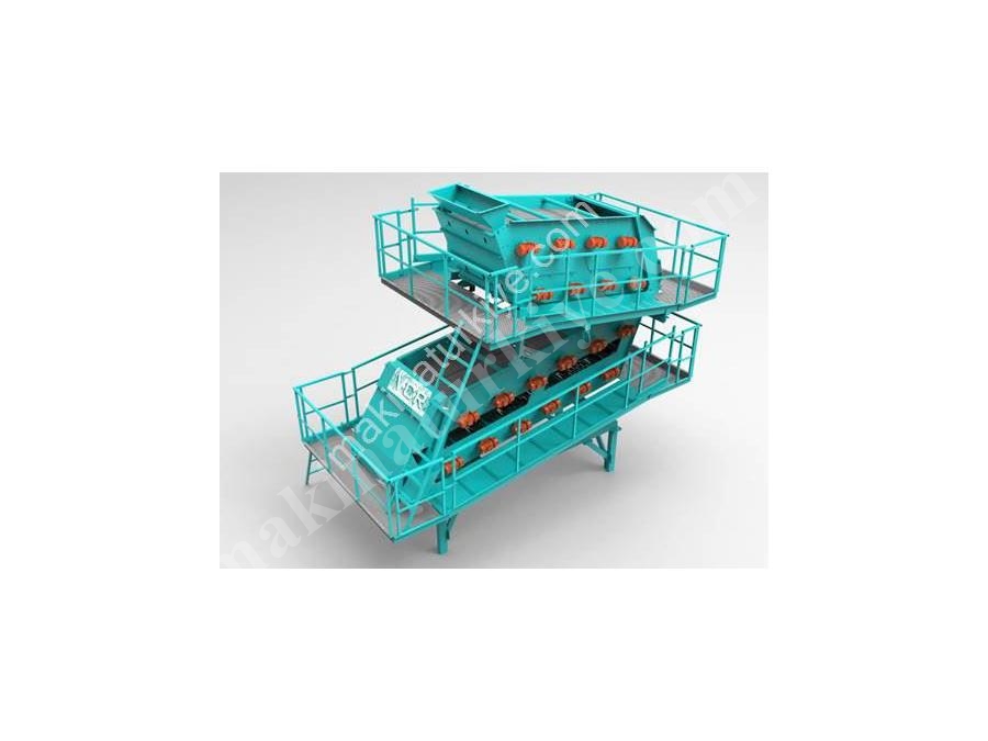 18 M2 Zigzag Titreşimli Elek Makinası