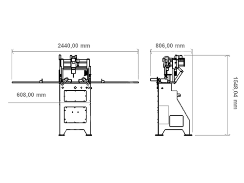 1.1 kW Dörtlü Döner Dayamalı Sistem Kopya Freze Makinası