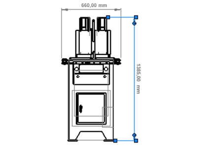 2 kW Spring System PVC Single Corner Welding Machine - 2