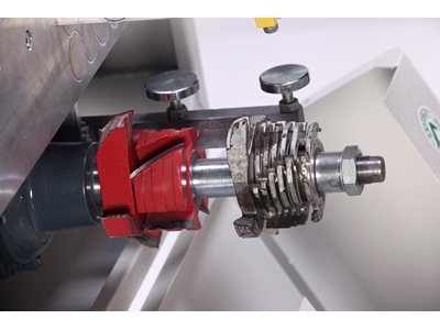 SÇ 211 (2 Klingen) Aluminium PVC Mittelregistrierungsübung Maschine - 3