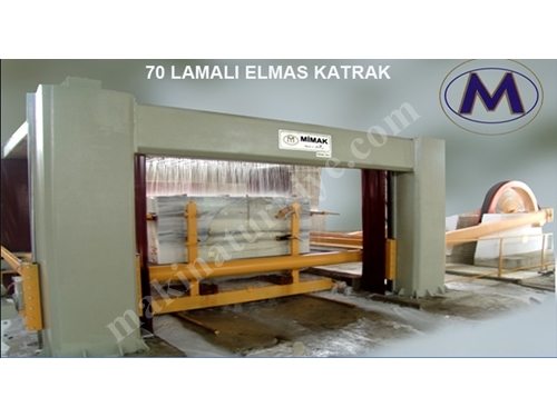 Мраморная камнерезная машина Katrak с размерами 1650x550x450 см, 70 полотен