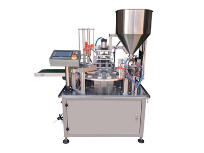 5000-5500 Adet/Saat (4 Nozul) Rotary Dolum ve Folyo Kapatma Makinası - 0