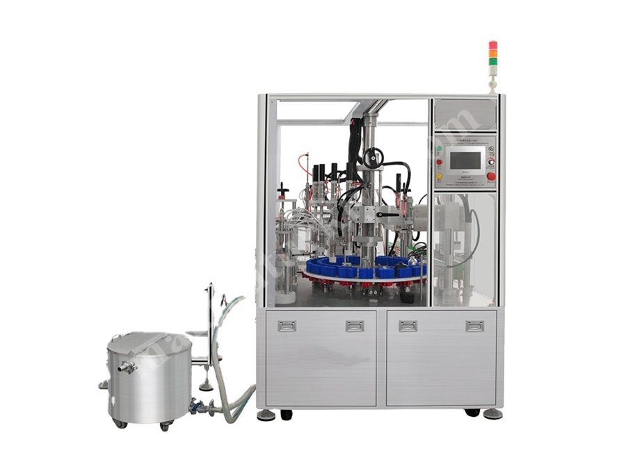 1500 Adet/Saat Rotary Vakumlu Şişe Dolum ve Kapatma Makinası