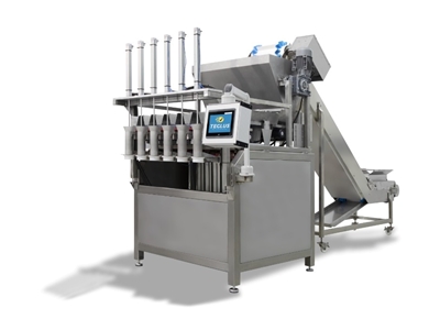 6-Kanal-Gewichtsgesteuerte Fleischfüllmaschine - 0