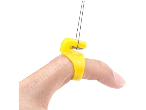 675 (12 Pieces) Finger Ring Yarn Cutter Blade Yarn Cutting Tool