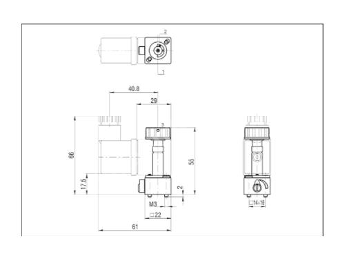 3 Portlu 3/2 Manuel Selenoid Valf